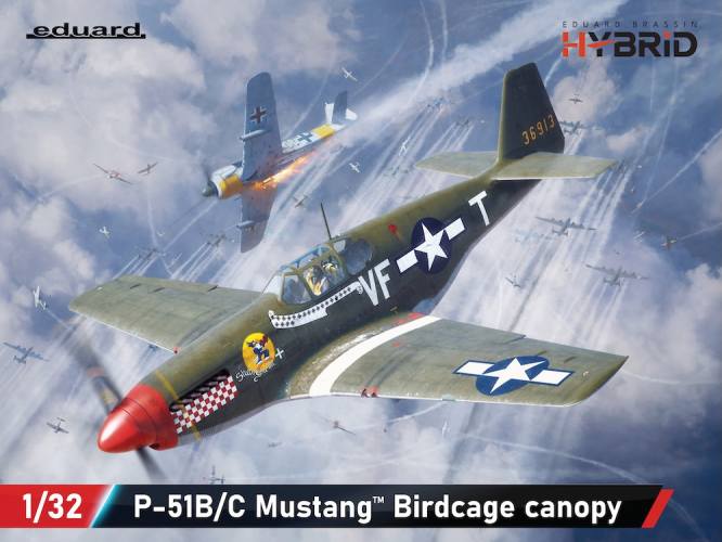 EDUARD 1/32 932012 P-51B/C MUSTANG BIRDCAGE CANOPY
