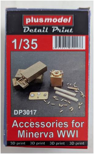 PLUS MODEL 1/35 DP3017 ACCESSORIES FOR MINERVA WWI