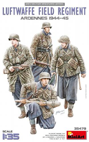 MINIART 1/35 35479 LUFTWAFFE FIELD REGIMENT ARDENNES 1944-45