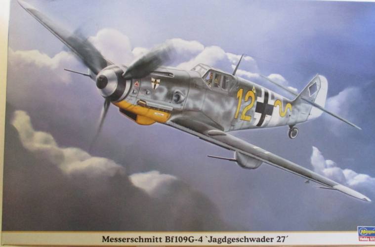 HASEGAWA 1/32 08170 MESSERSCHMITT BF109G-4 JAGDGESCHWADER 27