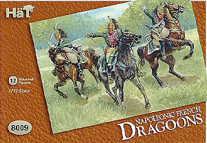 HAT INDUSTRIES 1/72 8009 NAPOLEONIC FRENCH DRAGOONS