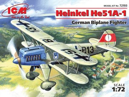 ICM 1/72 72193 HEINKEL He 51A-1