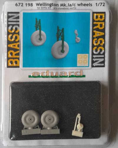 EDUARD 1/72 672 198 WELLINGTON MK. IA/C WHEELS
