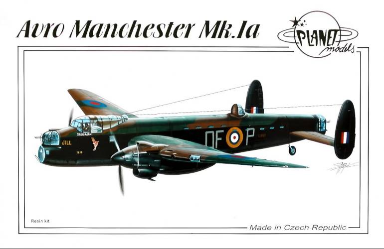 PLANET MODELS 1/72 130 AVRO MANCHESTER Mk.Ia