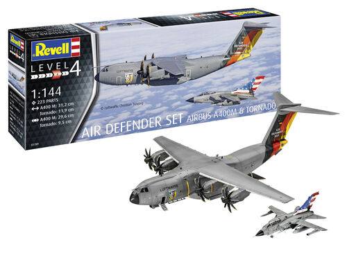 REVELL 1/144 03789 AIR DEFENDER SET - AIRBUS A400M   TORNADO
