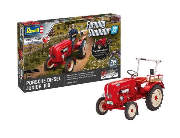 REVELL 1/24 07823 PORSCHE JUNIOR 108 FARMING SIMULATOR EDITION