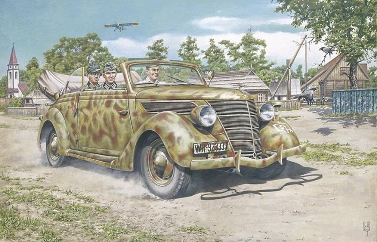 RODEN 1/35 820 FORD V8-G81 CABRIOLET 