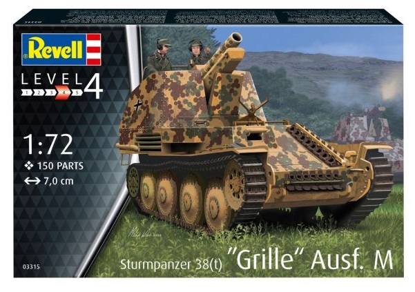 REVELL 1/72 03315 STURMPANZER 38T GRILLE AUSF.M 