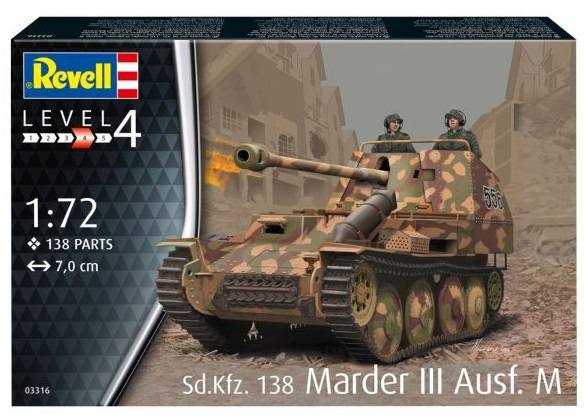 REVELL 1/72 03316 SD.KFZ.138 MARDER III AUSF.M
