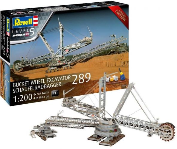 REVELL 1/200 05685 BUCKET WHEEL EXCAVATOR SCHAUFELRADBAGGER  UK SALE ONLY 