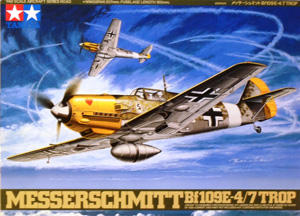 TAMIYA 1/48 61063 MESSERSCHMITT Bf 109E4/7 TROP