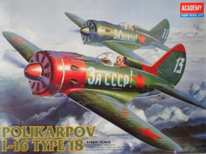 ACADEMY 1/48 2170 POLIKARPOV I-16 TYPE 18