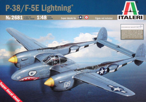ITALERI 1/48 2681 P-38/F-5E LIGHTNING