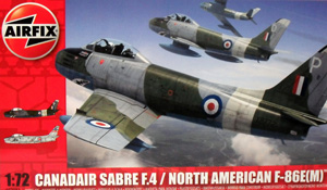 AIRFIX 1/72 03083 CANADAIR SABRE F.4/ NORTH AMERICAN F-86E M 
