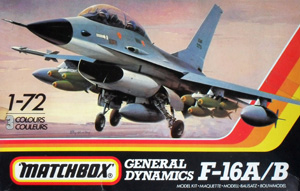MATCHBOX 1/72 PK-122 GENERAL DYNAMICS F-16A/B