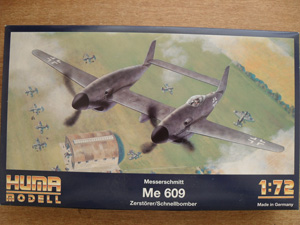 HUMA 1/72 4500 MESSERSCHMITT Me 609