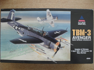 ACCURATE MINIATURES 1/48 3404 TBM-3 AVENGER USS BUNKER HILL