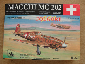 TAURO 1/48 303 MACCHI MC 202 FOLGORE  SWISS  
