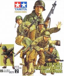 TAMIYA 1/35 26007 U.S. ASSAULT INFANTRY NON COMMISSIONED OFFICER B