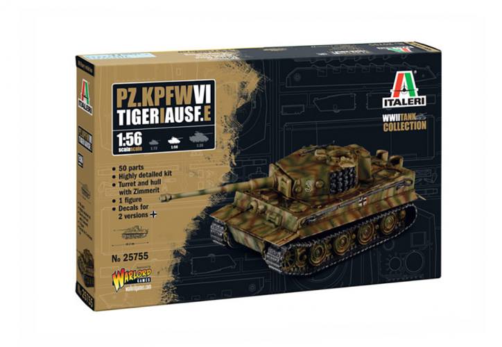 ITALERI  1/56 25755 PZ.KPFW VI TIGER I AUSF.E