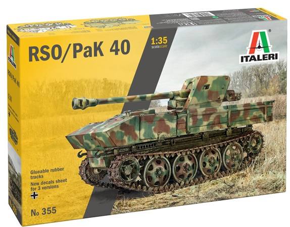 ITALERI  1/35 355 RSO/PAK 40