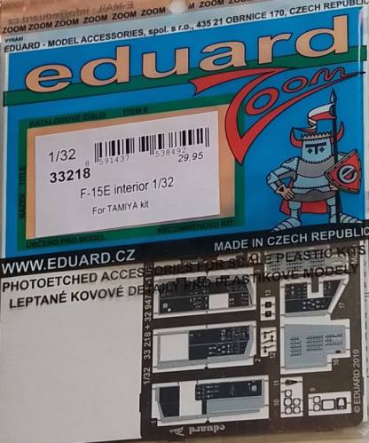 EDUARD 1/32 33218 F-15E INTERIOR FOR TAMIYA KIT