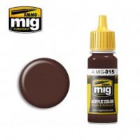 Thumbnail AMMO BY MIG JIMENEZ 0015 CHOCOLATE BROWN 17ml ACRYLIC PAINT FOR BRUSH   AIRBRUSH