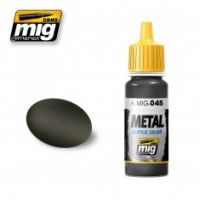Thumbnail AMMO BY MIG JIMENEZ 0045 GUN METAL 17ml ACRYLIC PAINT FOR BRUSH   AIRBRUSH