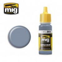 Thumbnail AMMO BY MIG JIMENEZ 0203 LIGHT COMPASS GHOST GREY 17ml ACRYLIC PAINT FOR BRUSH AIRBRUSH