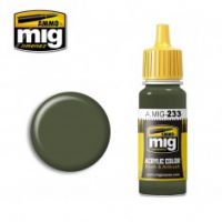 Thumbnail AMMO BY MIG JIMENEZ 0233 DARK GREEN 17ml ACRYLIC PAINT FOR BRUSH   AIRBRUSH