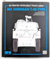 Thumbnail RYE FIELD MODEL 3030 M4 SHERMAN T-48 TYPE 3D PRINTED WORKABLE TRACK LINKS