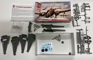 Thumbnail KINGKIT MODEL SCRAPYARD AIRFIX 04011V HANDLEY PAGE HAMPDEN STARTED
