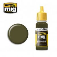 Thumbnail AMMO BY MIG JIMENEZ 0926 OLIVE DRAB BASE 17ml ACRYLIC PAINT FOR BRUSH   AIRBRUSH