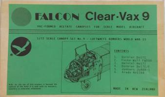Thumbnail FALCON FALCON CLEAR-VAX 9 LUFTHAFFE BOMBERS WORLD WAR II
