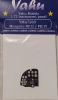 Thumbnail YAHU MODELS  YMA7260 INSTRUMENT PANEL MOSQUITO NF .II/ FB.VI
