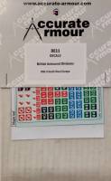 Thumbnail ACCURATE ARMOUR DE11 DECALS BRITISH ARMOURED DIVISIONS WW-II NORTH WEST EUROPE