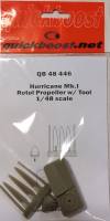 Thumbnail QUICKBOOST.NET QB 48 446 HURRICANE MK.I ROTOL PROPELLER W/ TOOL