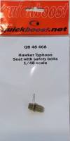 Thumbnail QUICKBOOST.NET QB 48 468 HAWKER TYPHOON SEAT WITH SAFETY BELTS