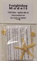 Thumbnail FREIGHTDOG MODELS FDR72044 - SPITFIRE MK.22 IMPROVEMENT SET  FOR AIRFIX KIT 02033 