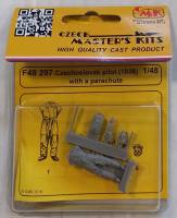 Thumbnail CMK F48 297 CZECHOSLOVAK PILOT  1938  WITH A PARACHUTE