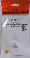 Thumbnail QUICKBOOST.NET QB 72 393 F9F-2 PANTHER CORRECT NOSE WITH GUN BARRELS RECOMMENDED KIT  HOBBY BOSS