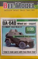 Thumbnail DEF MODEL DW30014A SOVIET ARMORED CAR BA-64B WHEEL SET - SAGGED