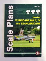 Thumbnail CHEAP BOOKS ZB2009 SCALE PLANS No.27 - HAWKER HURRICANE MKII IV AND SEAHURRICANE