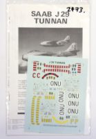 Thumbnail DISCOUNT DECALS 2473. SPECIAL TRYCK 606 SAAB J 29 TUNNAN