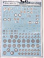 Thumbnail  2429. FUNDEKALS SPITFIRE ROUNDELS AND CODES