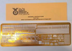 Thumbnail GOLD MEDAL MODELS GMM-350-FLETCHER WW2 FLETCHER-CLASS DESTROYER FITTINGS SET