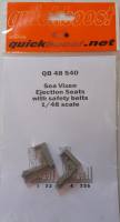 Thumbnail QUICKBOOST.NET QB 48 540 SEA VIXEN EJECTION SEATS WITH SAFETY BELTS