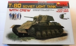 Thumbnail MINIART 35243 T-80 LIGHT SOVIET TANK WITH CREW