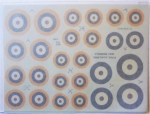 Thumbnail MODELDECAL 665. 102 BRITISH ROUNDELS 1938-1947 LARGE TYPES A   A1