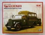 Thumbnail ICM 35403 WWII GERMAN LIGHT FIRE TRUCK